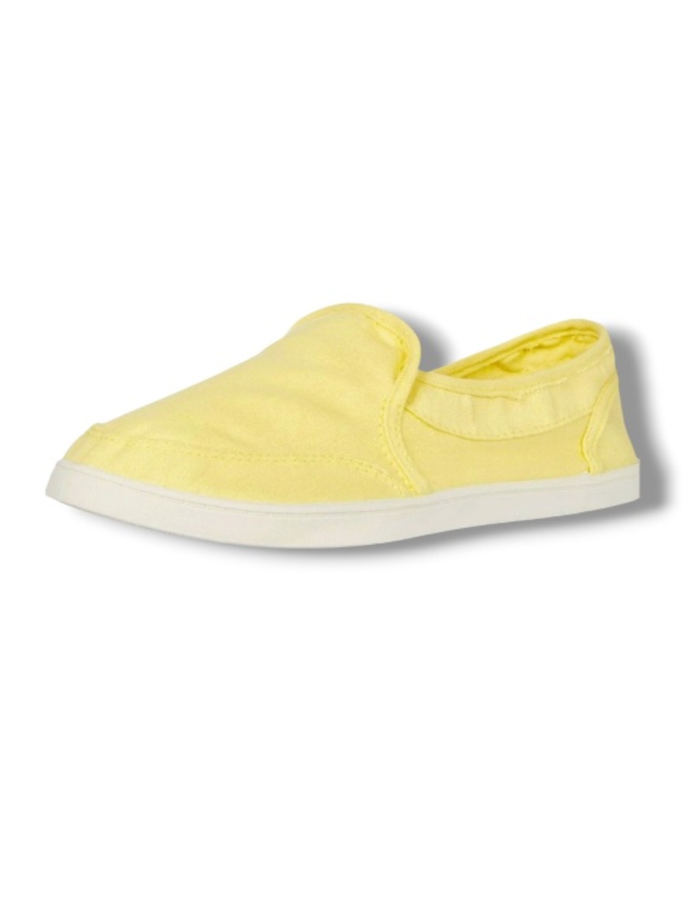 Unionbay Women's Yellow Canvas Slip-On Sneakers Shoes NWOT